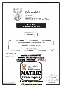 IsiXhosa HL P3 Nov 2009 Rubrics.pdf